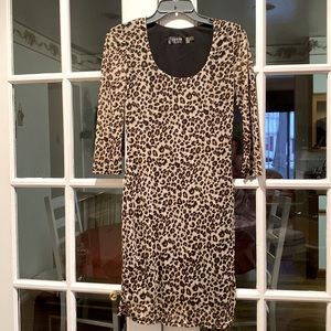 Cheetah print guess dress